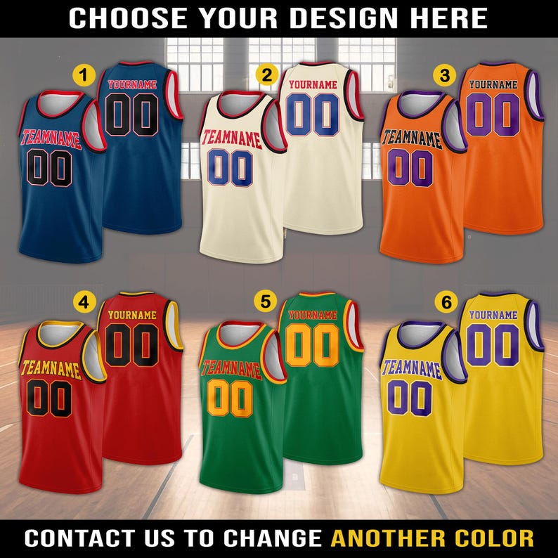 Custom Basketball Jersey for Adult Youth Kid, Personalized Team Name
