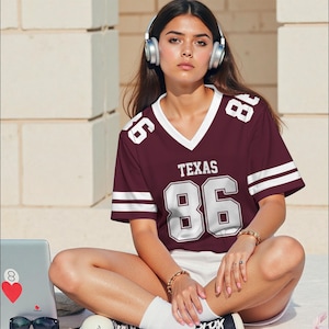 Maillot de football américain personnalisé homme, femme, jeune, enfant, maillot de football personnalisé, nom de l'équipe personnalisé, numéro, logo, maillot de l'équipe de football orange image 10