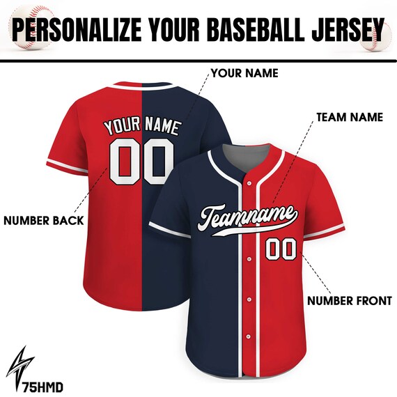 Chandail de baseball personnalisé hotsell