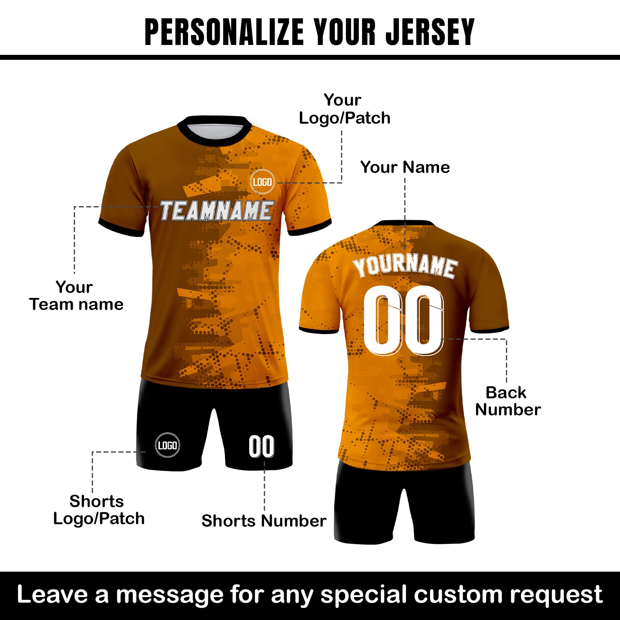 Magliette Da Calcio Personalizzate Maglietta Calcio A Righe Nero