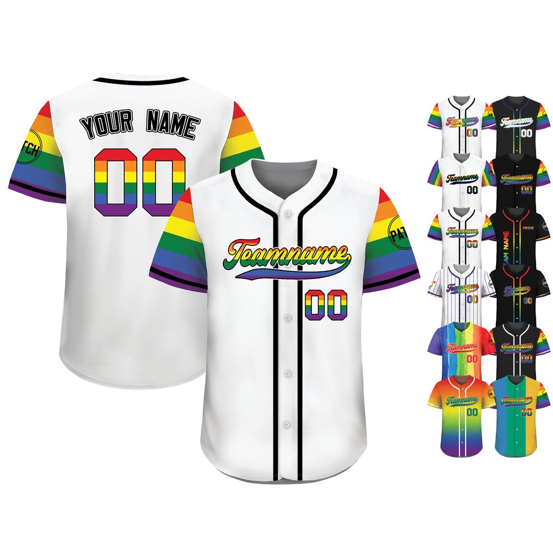 Personalized Glitter Baseball Jersey, Custom Team Name Number Baseball Jersey P199541699