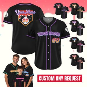 Personalized Ice Cream Drip Baseball Jersey for Men Women Youth Kid, Custom Sprinkle Drip Baseball Matching Family Shirt, Birthday Gifts