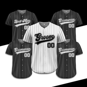 Personalized The Groom Groomsmen Team Baseball Jersey, Custom Best Man Jersey, Jersey For Engagement, Married Couple, Wedding Jersey