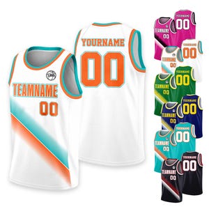 Personalized Team Name & Number Basketball Jersey Tank Top For Adult Kid, Custom Basketball Jersey Shirt,Game Day Outfit For Basketball Fans