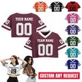 Personalized Women's Jersey Crop top, Custom Team Name Number Crop Jersey Shirt V neck, Sports Girl Outfit Hip Hop Streetwear Mesh Polyester