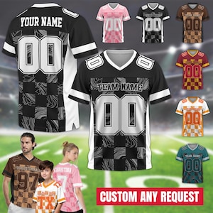Personalisierte Name Anzahl Logo Fußball Trikot für Männer Frauen Kinder, benutzerdefinierte Fußball Trikot Uniform für Fußballmannschaft Fußballfans Liebhaber