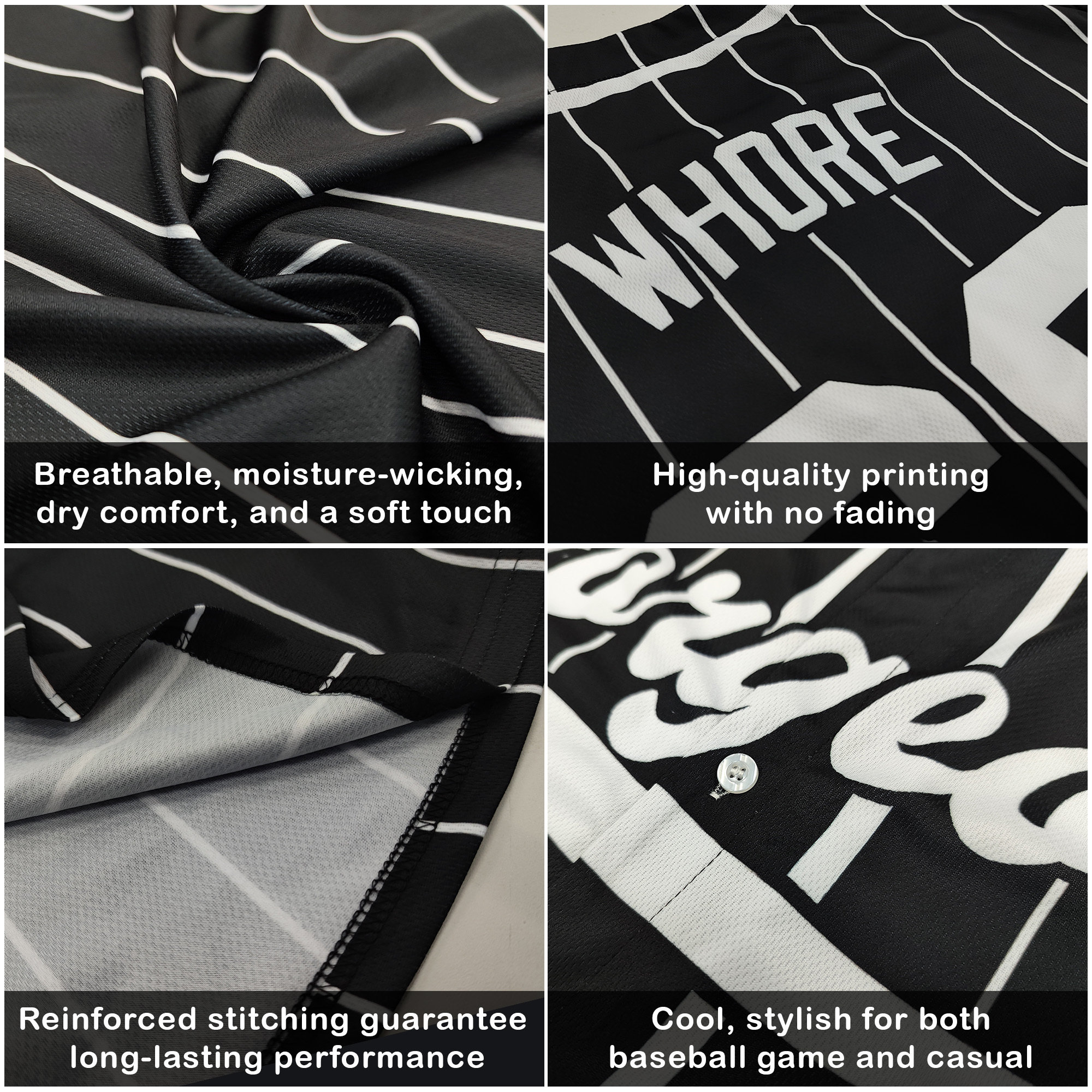 Personalisiertes Glitzer-Baseball-Trikot mit Teamnamen und -nummer für Erwachsene und Kinder, Cheerleading-Shirt mit individuellem Namen für Cheerleader, Faux Cheer Glitter Jersey