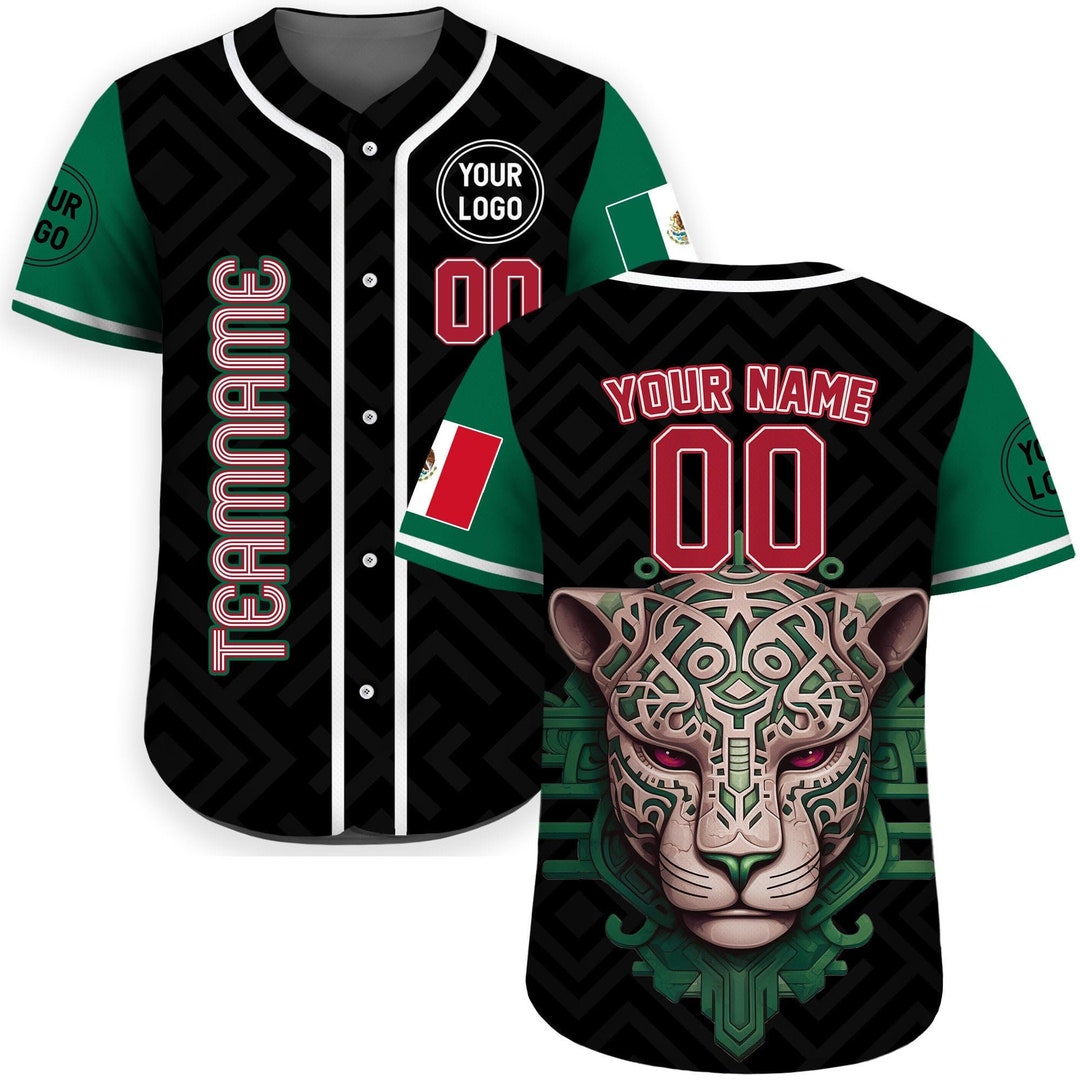 Personalization Mexico Baseball Jersey for Men Women Youth Kid, Custom