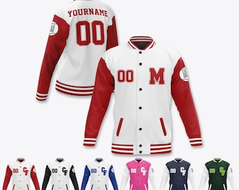 Chaquetas Universitarias De Moda Vintage Para Hombre, Abrigo De Bombardero Con Letras De Béisbol, Chaquetas De Béisbol A Presión, S-5XL, Negro 01