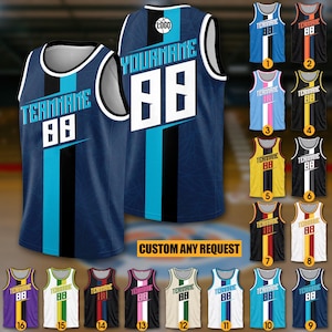 Custom Team Name Number Basketball Jersey Tank Top For Men Women Youth Kid, Personalized USA Basketball Jersey Team in Many Colors & Sizes