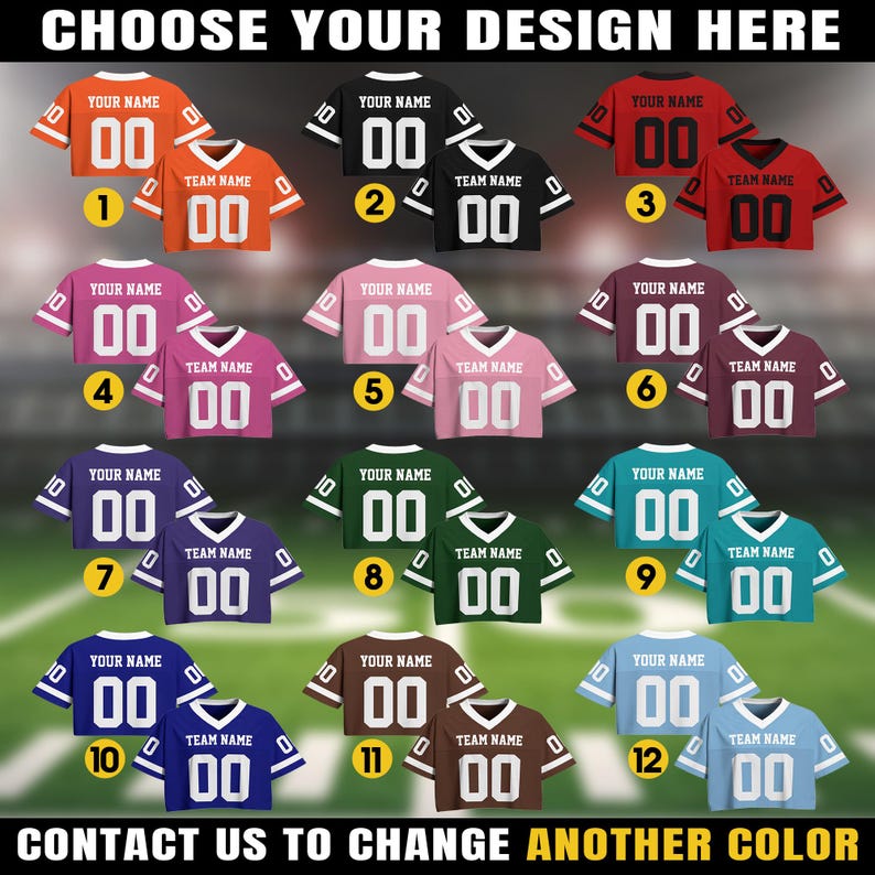Maillot de football américain personnalisé homme, femme, jeune, enfant, maillot de football personnalisé, nom de l'équipe personnalisé, numéro, logo, maillot de l'équipe de football orange image 5