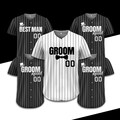 Personalized Groom & Groomsmen Jersey Shirts, Custom Best Man Jersey, Groomsman Proposal, Bachelor Party Best Man, Groom Shirts Matching product logo