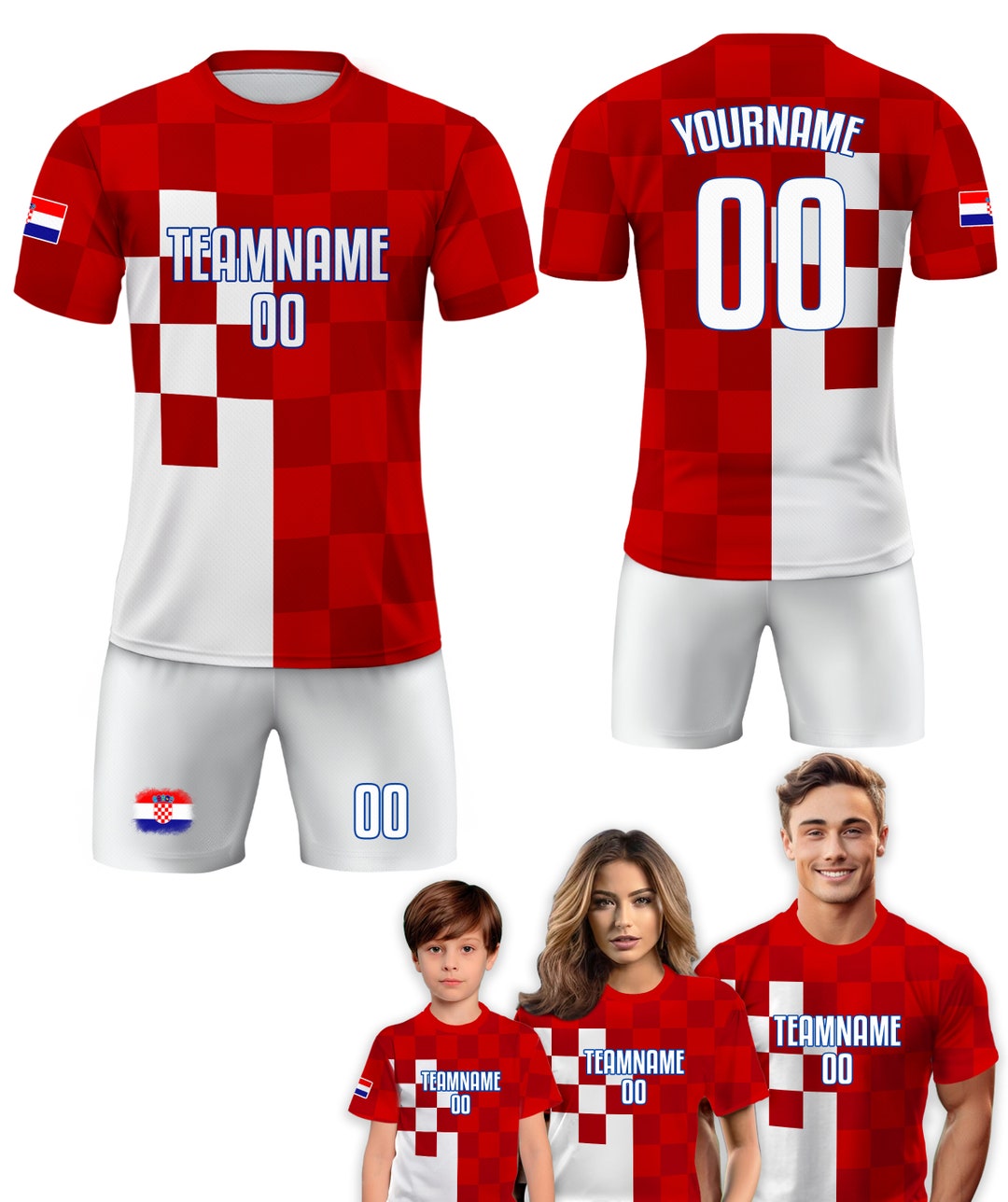 custom croatia jersey