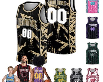 Personalized Basketball Jersey Game Day Outfit – Custom Name & Number – Custom Sports Wear for Adult Youth
