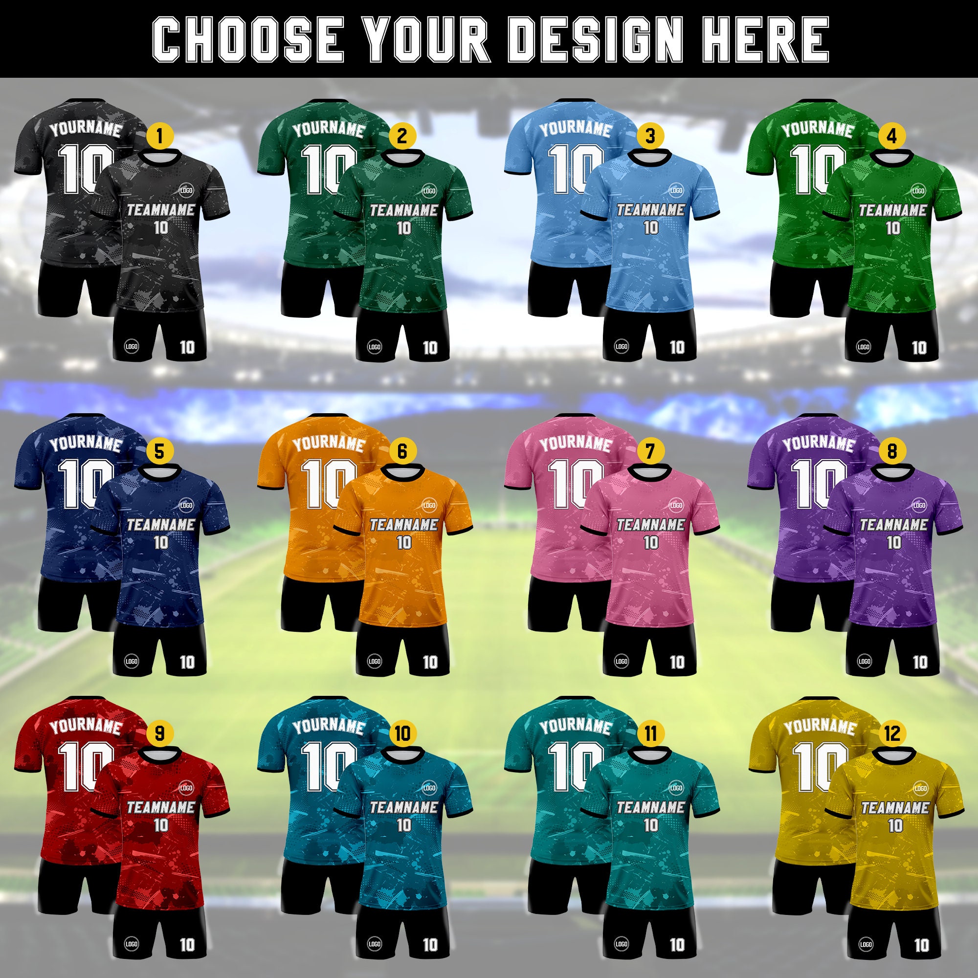 ORYG Kit Gardien Personnalisé Maillot De Football Personnalisé Pour Enfants Jeunes Adultes Avec Logo Nom De L'équipe