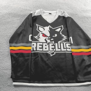 Custom Unisex Hockey Jersey, Custom Team Name Number And Logo, Personalized V-Neck Sports Hockey Jersey for Men Women, Gift For Hockey Fans image 11