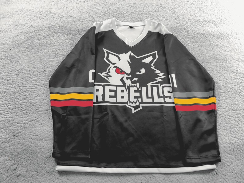 Custom Unisex Hockey Jersey, Custom Team Name Number And Logo, Personalized V-Neck Sports Hockey Jersey for Men Women, Gift For Hockey Fans image 11