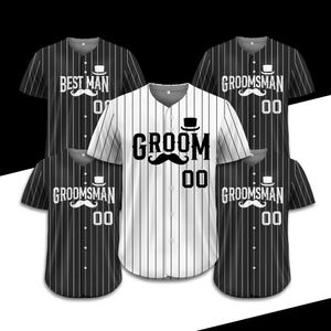 Custom Name Number Groom Jersey Shirts, Custom Best Man Jersey, Groom Shirts Matching, Groomsman Proposal, Bachelor Party Groomsmen Jersey,