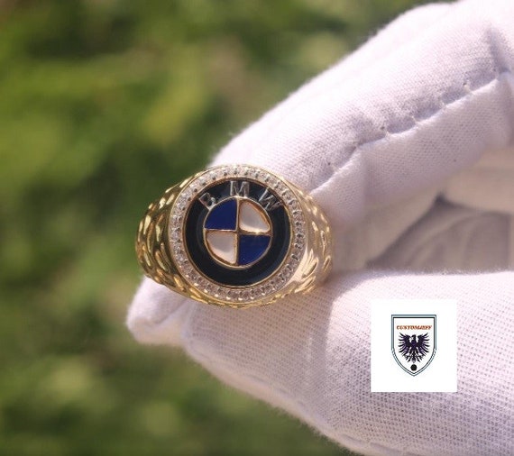 Decorative object - BMW enameled 925 Silver Ring - BMW - 1980-1990 -  Catawiki