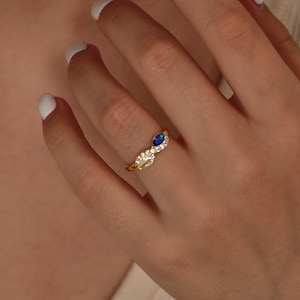 Infinity Ring, Double Birthstone Ring, Dainty Marquise Birthstone Ring, Mother Daughter Ring, Best Friend Gift, Christmas Gift for Her