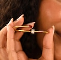 Custom Mother Daughter Bracelet, Birthstone Bangle Bracelet,  Dainty 2 Birthstone Cuff, Sister Jewelry Gift, Birthday Gift for Her
