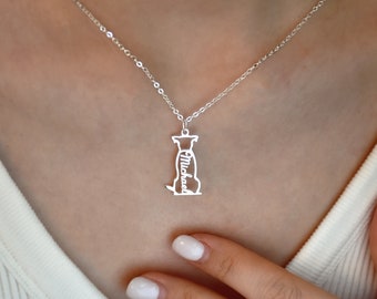 Collar personalizado con nombre para perro, collar con nombre para perro, collar para mascota, nombre dorado personalizado, regalo conmemorativo para amantes de los perros, regalo para ella
