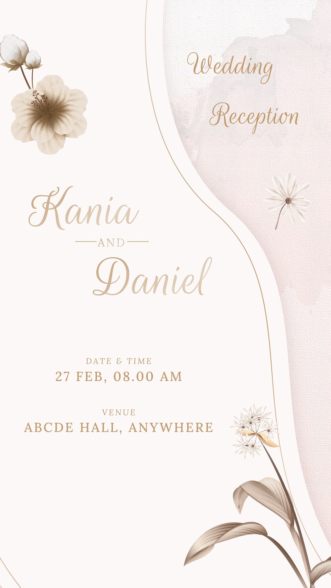 Digital Invitation Video, Save the Date Animation, Digital Invitation