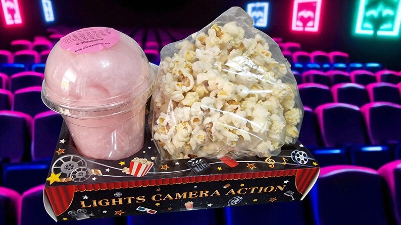 Movie Night Snack Box With Cinema Tray – Personalized Treats - Etsy UK