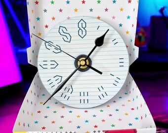 CD Wall Clock, Graffiti S Design, 90s Style, Gift Boxed - Etsy