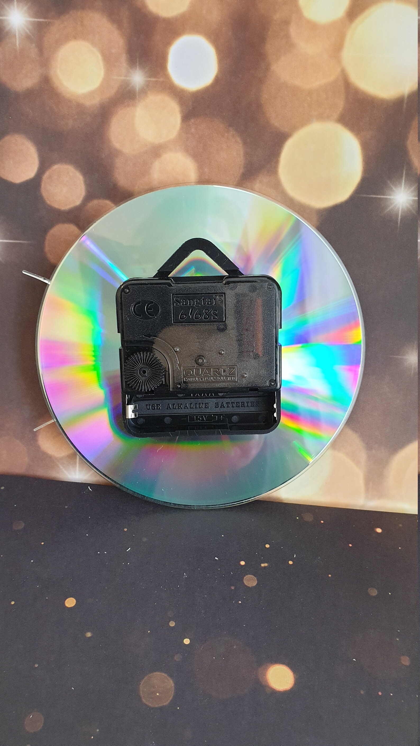 Jesus Christ Look at the Time Clock. Cd Wall Clock Gift Etsy