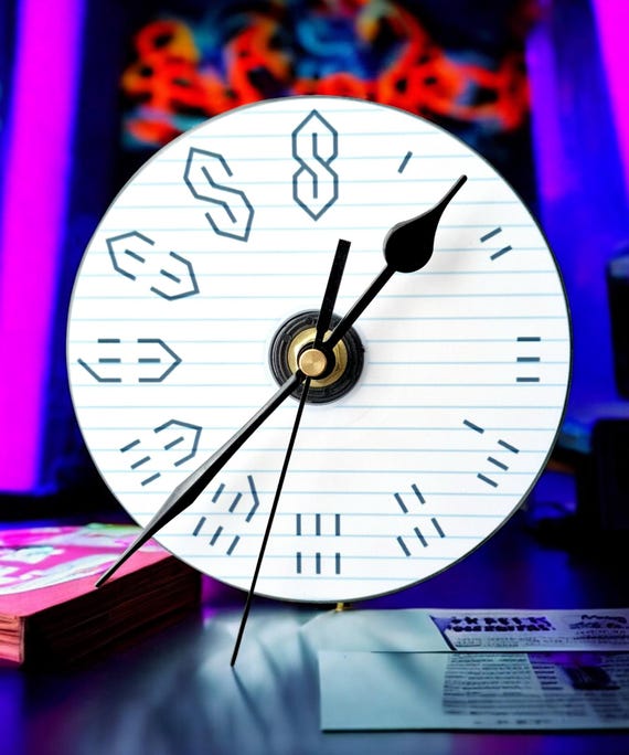 CD Wall Clock, Graffiti S Design, 90s Style, Gift Boxed - Etsy
