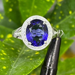 AAA+Quality Natural Blue Sapphire Ring 5.50 Carat, 925 Sterling Silver, Handmade Ring For Men And Women