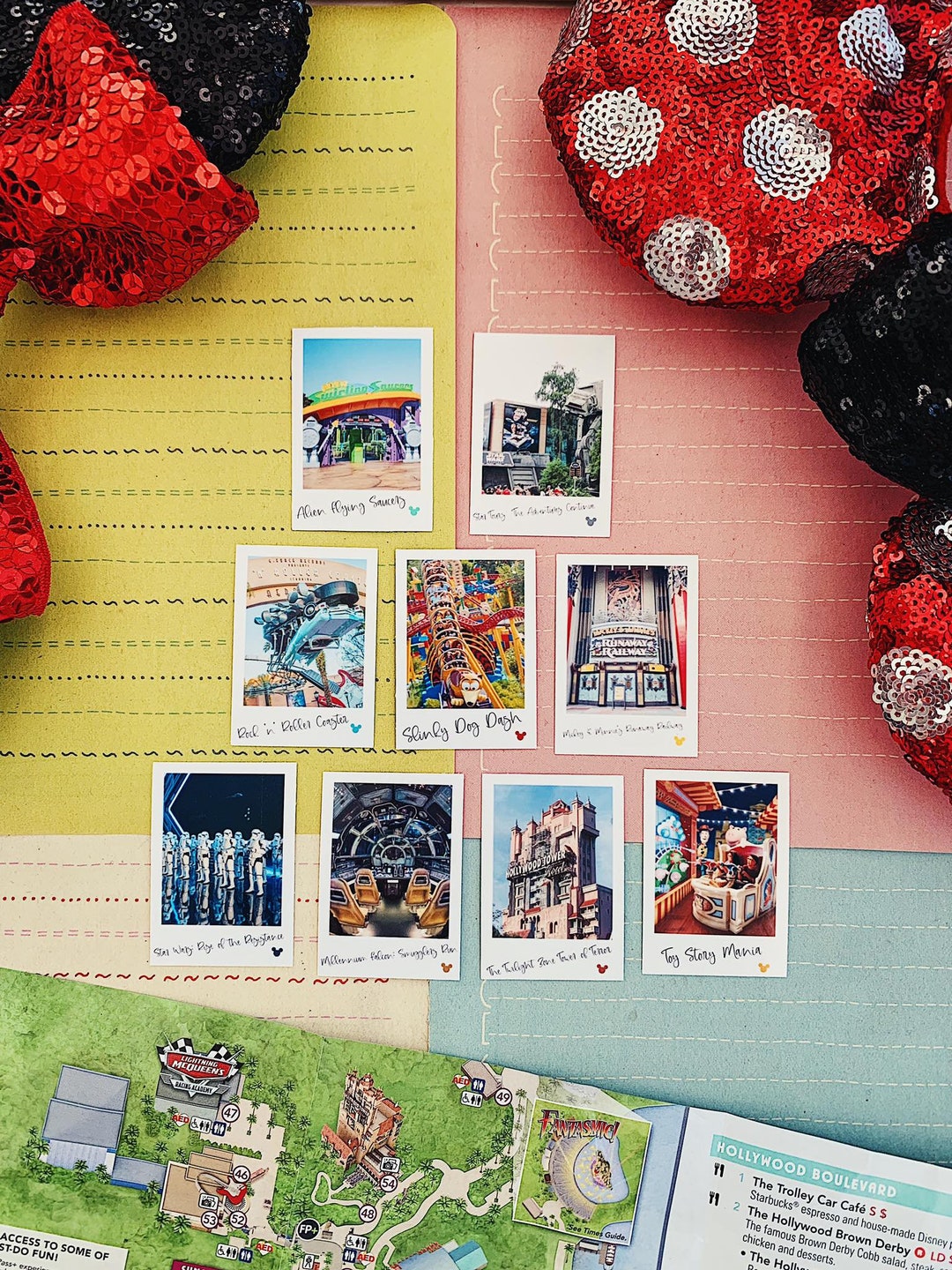 Mini Ride Decals Buy Disney Hollywood Studios Ride Mini Photo Stickers/disney World ...
