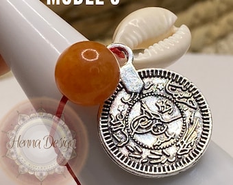 Henna ring, Amazigh jewelry, Rif Tradition accessories, Talwizt, henna evening, henna tradition, shell pearl coin, Imazigh henna, Kabyle -