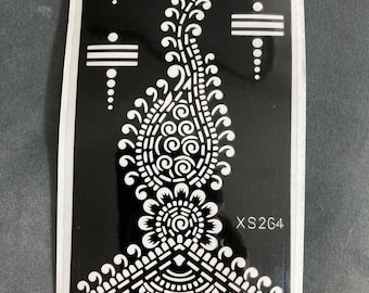 Henna stickers, Mehendi stickers, hennatttoos, henna stencils, DIY henna