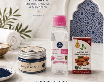 Nila powder from Morocco 100g | Indigo | Laboratory tested | Original Moroccan Blue Nila Powder | Personal care | Hammam Beauty | Nila Sahraouia