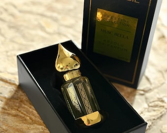 El Nabil BELLA Fragrance Oil 12ml Perfume Oil – Arabian Fragrance, Musk, Floral & Fruity, Alcohol-Free, مسك النبيل