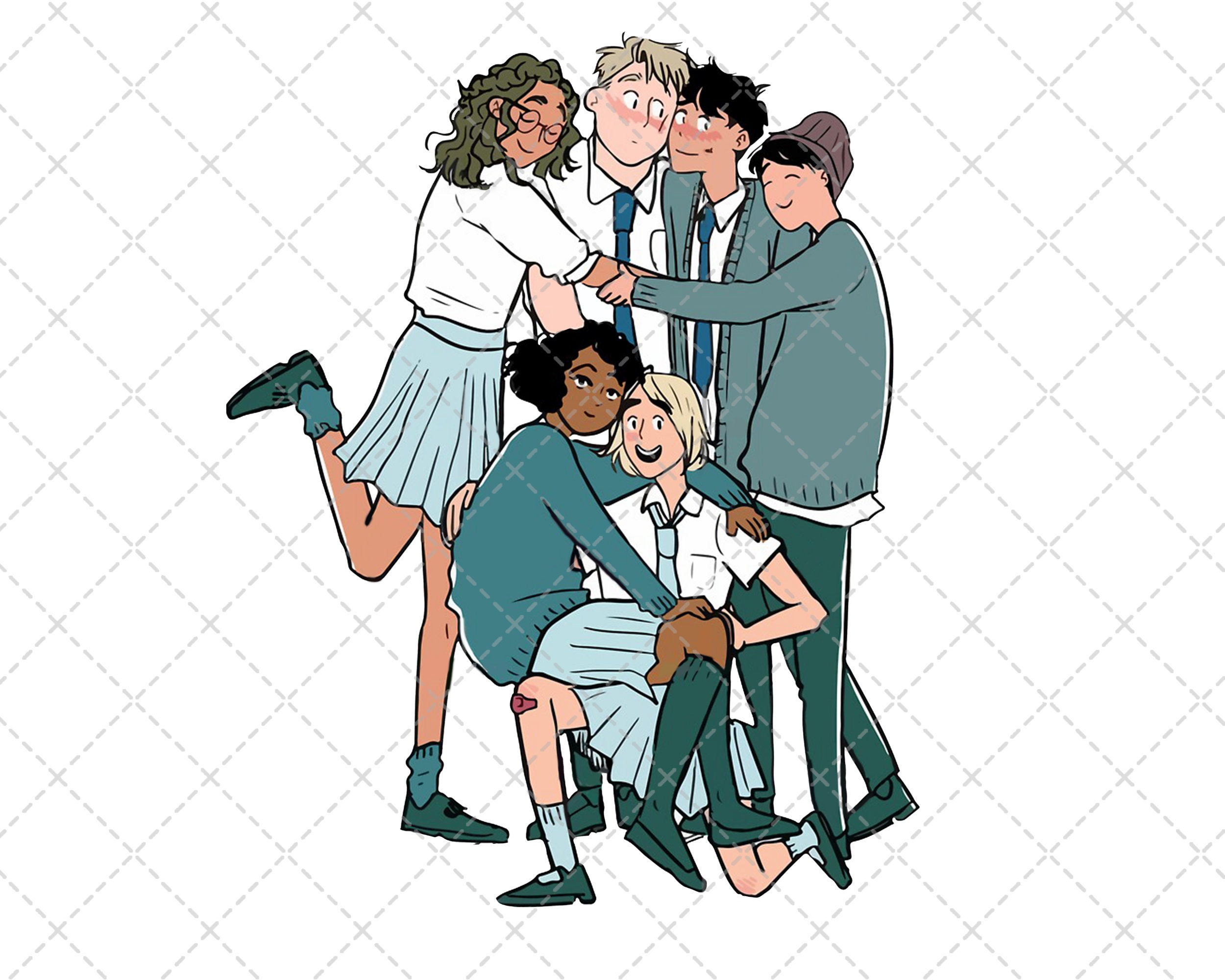 Heartstopper Characters PNG Heartstopper Friends PNG Etsy UK