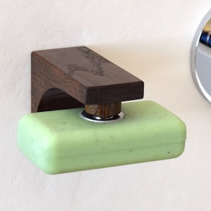Magnet-Seifenhalter "slim-line" aus Massivholz, stylisch & plastikfrei