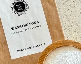 Naturally harvested Washing Soda for natural DIY green cleaning - zero waste!