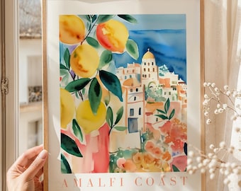 Italy Print Kitchen Wall Art, Lemon Poster, Italy Travel Printable Poster, Lemon Print Wall Art, Botanical Poster, Bei Limoni Freschi Print