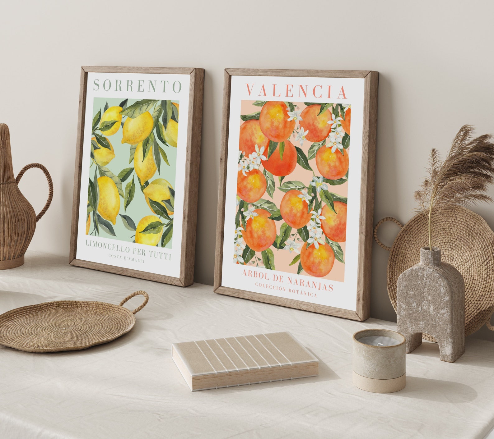 Lemon Print Wall Art Printable Wall Art Cottagecore Decor Etsy