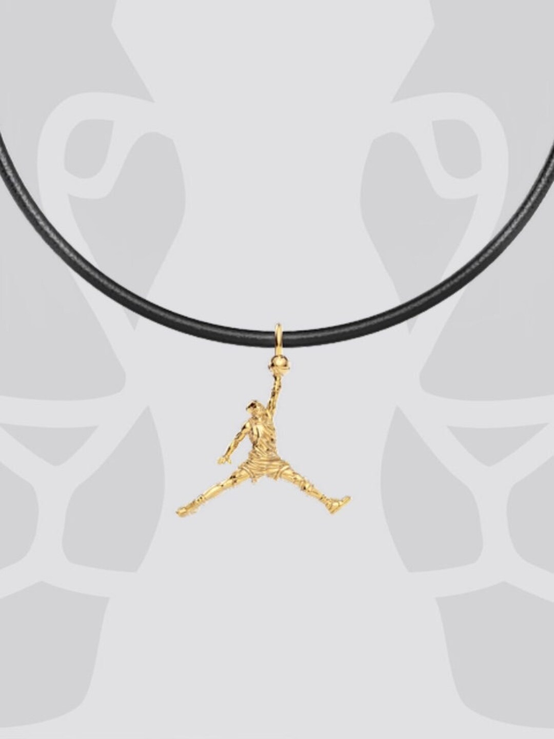 Basketball Michael Jordan Pendant 14K Gold. Male Woman Etsy