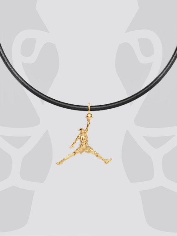 Michael jordan shop gold necklace