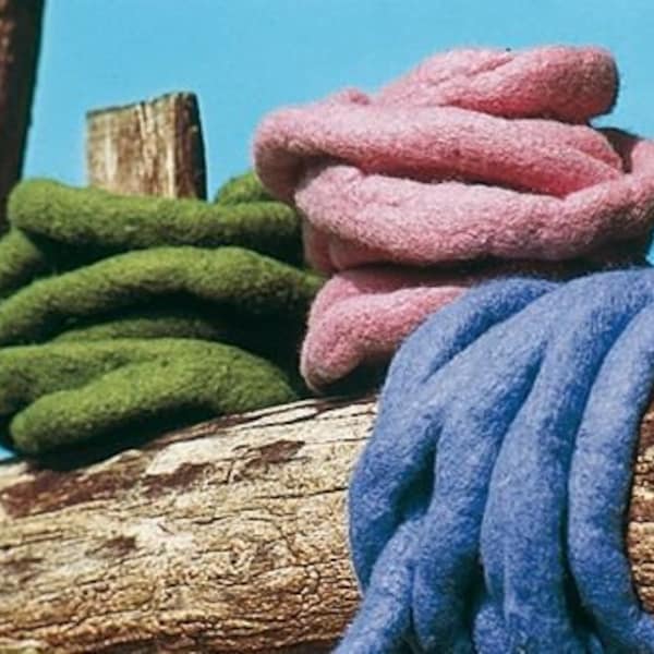 Thick felt cords, set of 3 in different colors