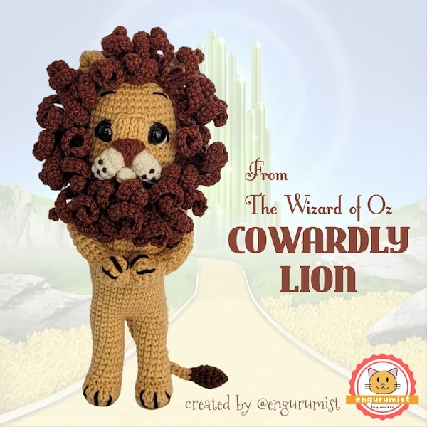 Cowardly Lion - PDF Pattern