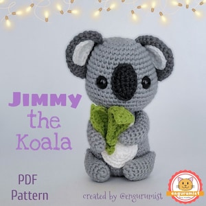 Jimmy the Koala - PDF Pattern