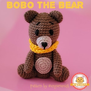 Bobo the Bear - PDF pattern