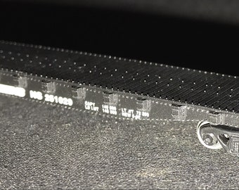 Model Train Car N-Gauge Wabash 50’ Flatcar W/TRAIL Con-Cor