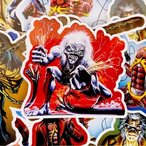Iron Maiden Eddie Stickers Set 2